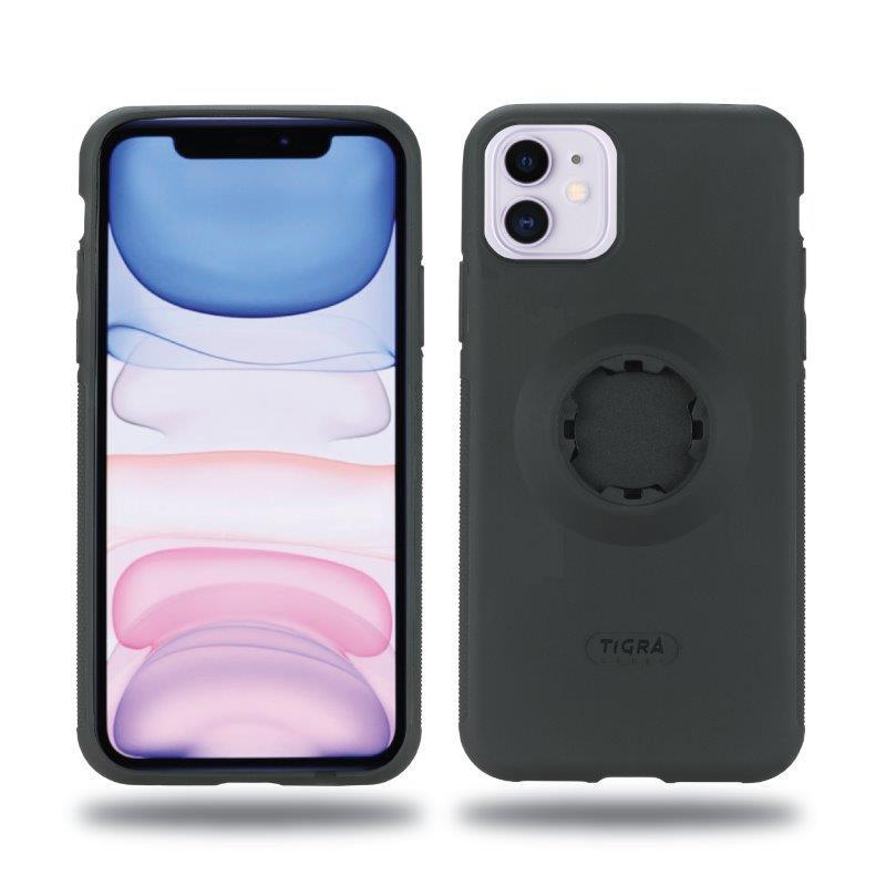 Universal Motorcycle Stem Mount and TiGRA Fitclic Case for iPhone 11 (sku 51225) - BuyBits Ltd UK