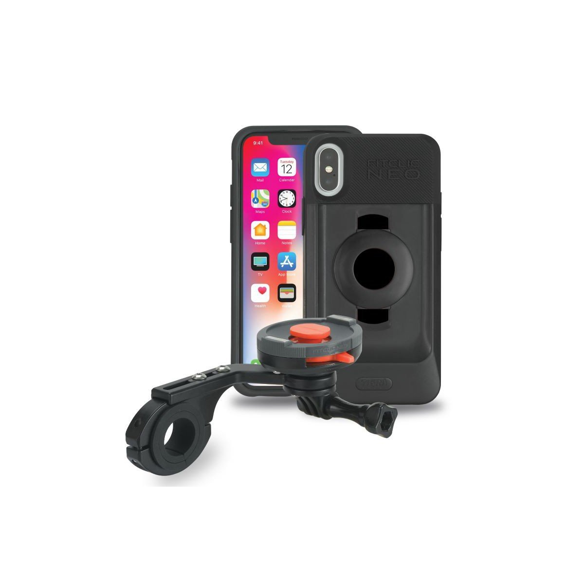 FitClic Neo Bike Kit Forward for iPhone XS - BuyBits Ltd UK