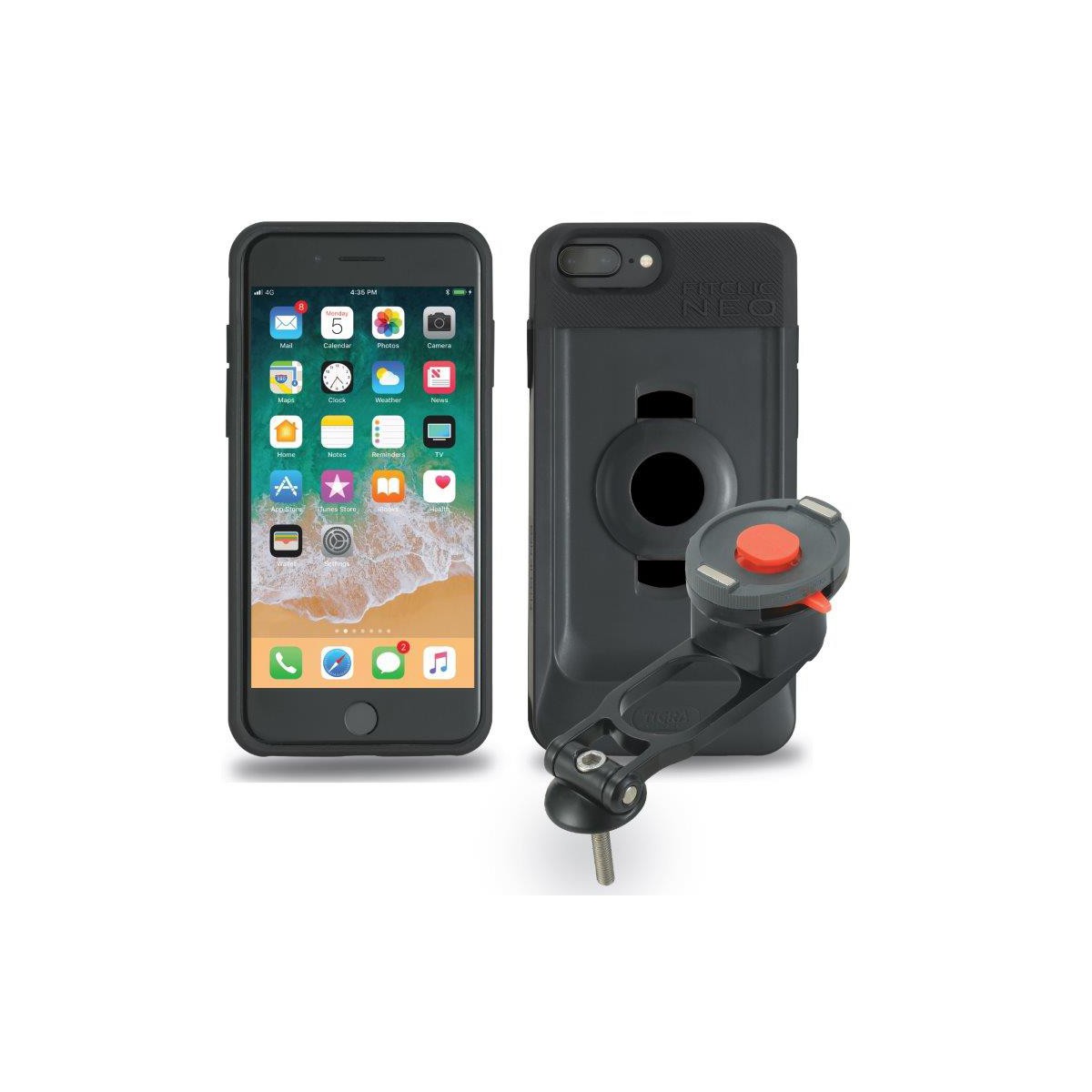 FitClic Neo Kit bike stem cap for iPhone 8 Plus - BuyBits Ltd UK