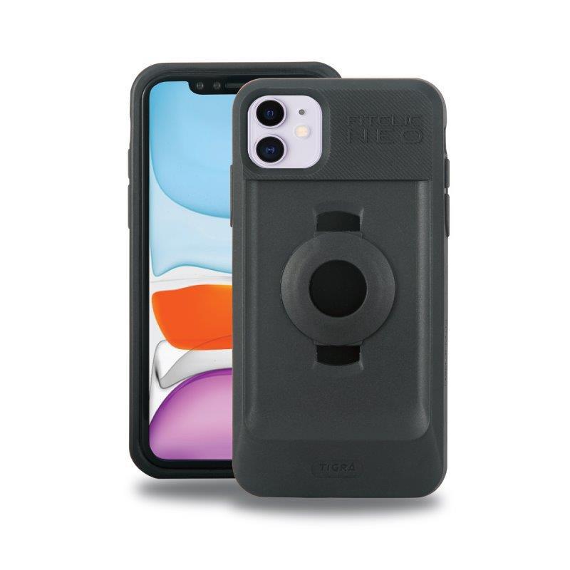 Extended Scooter Mirror mount &amp; TiGRA NEO Case for iPhone 11 (sku 51438) - BuyBits Ltd UK