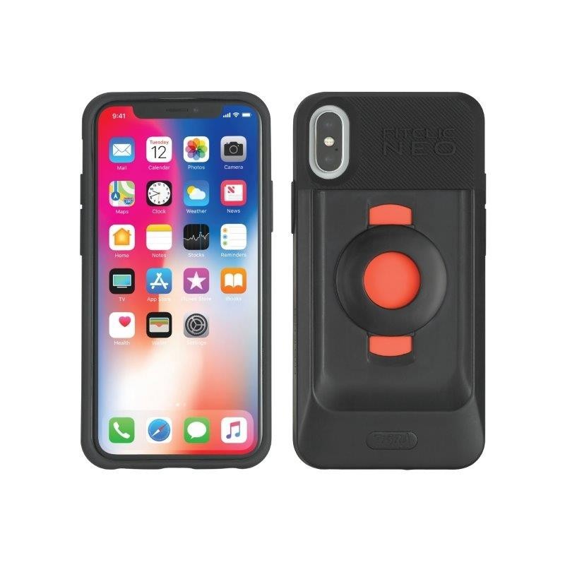 Universal Motorcycle Stem Mount and TiGRA NEO Case for iPhone X (sku 45603)