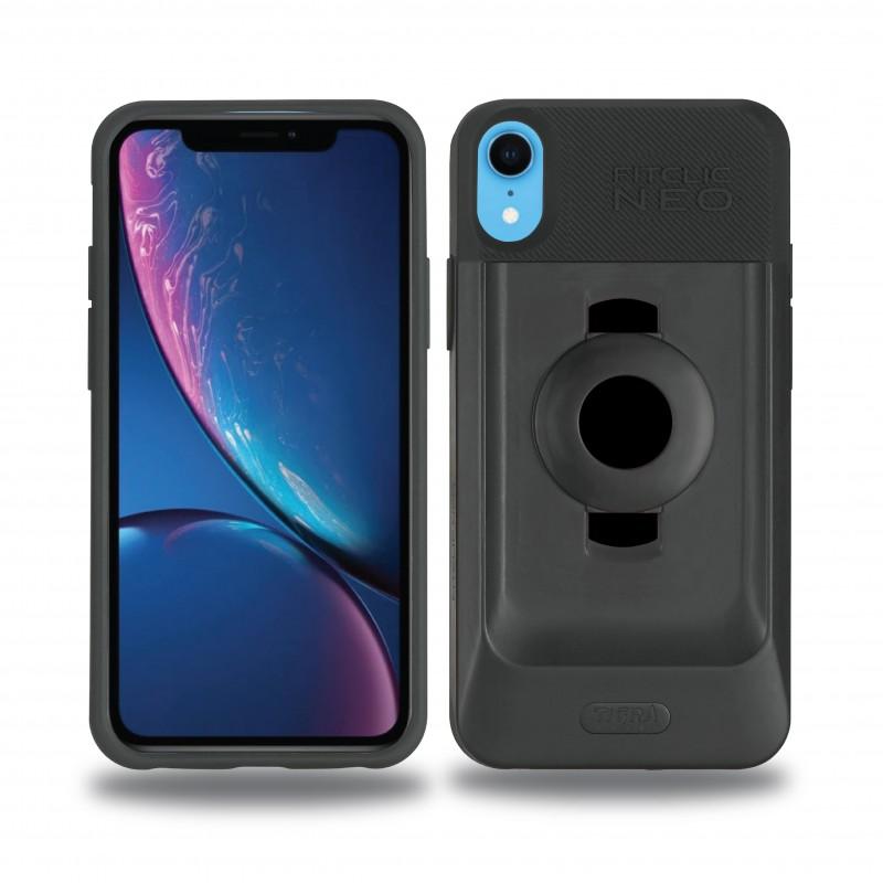 13.3-14.7mm Motorcycle Fork Stem Mount &amp; TiGRA FITCLIC Neo Case for iPhone XS MAX (sku 47406) - BuyBits Ltd UK