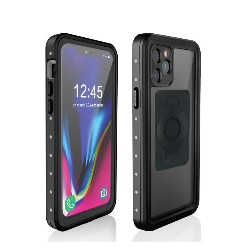 Scooter - Moped Collar Mounting Bracket &amp; TiGRA Fitclic NEO DRY Case for iPhone 11 Pro (sku 51466) - BuyBits Ltd UK