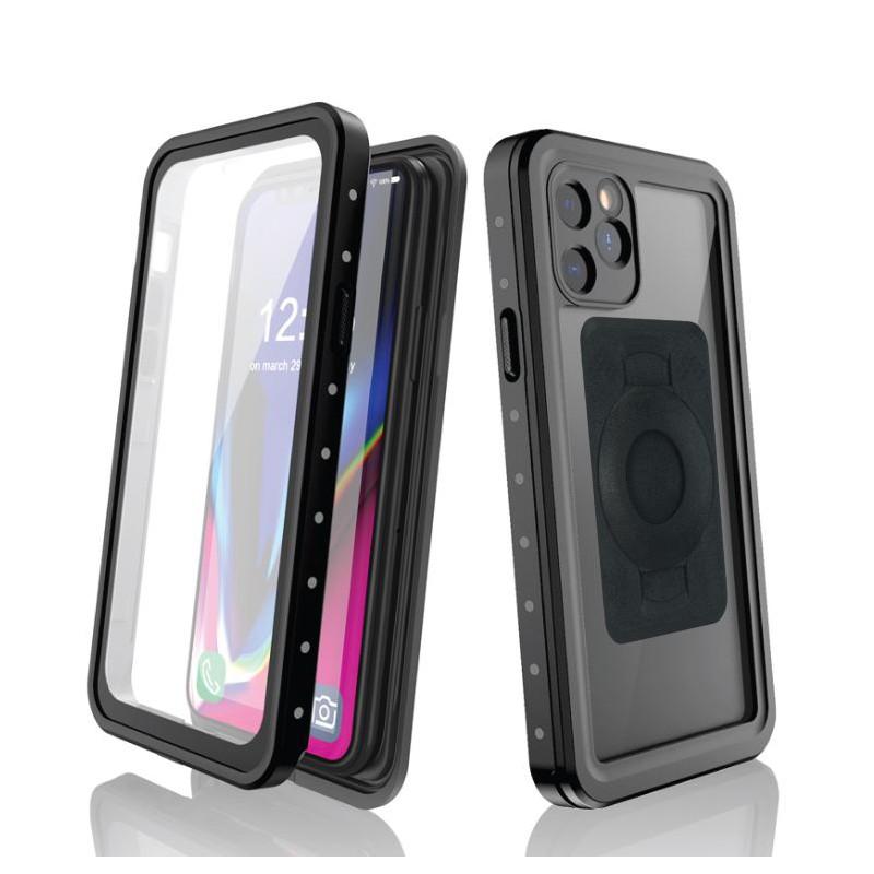 Scooter - Moped Collar Mounting Bracket &amp; TiGRA Fitclic NEO DRY Case for iPhone 11 Pro (sku 51466) - BuyBits Ltd UK