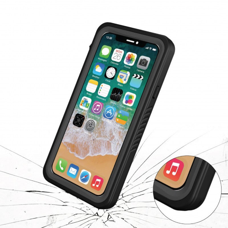 Extended Scooter Mirror mount &amp; TiGRA DRY Case for iPhone X (sku 45529)