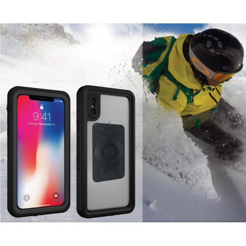 Extended Crossbar mount &amp; TiGRA DRY Case for iPhone XS (sku 45548)