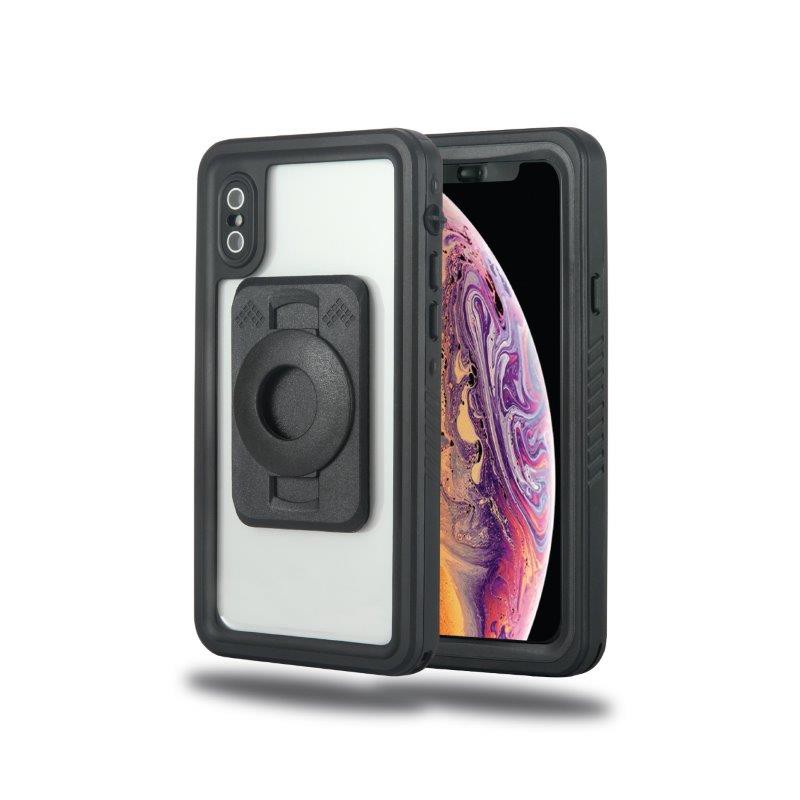 Extended Scooter Mirror mount &amp; TiGRA DRY Case for iPhone X (sku 45529)