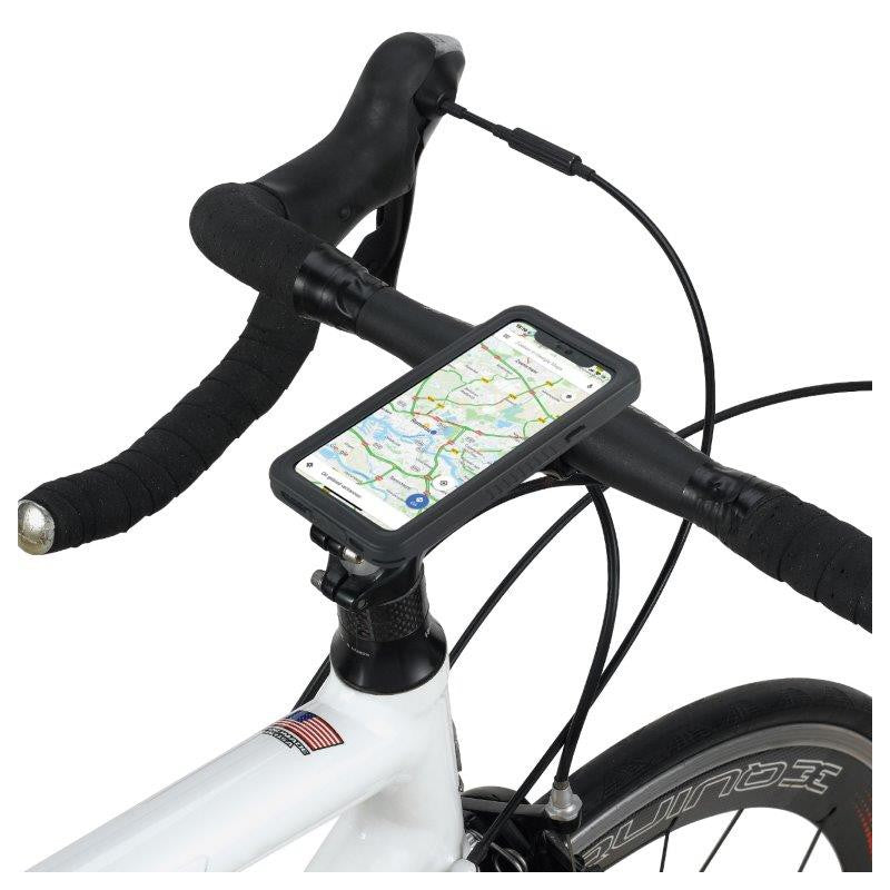 Extended Scooter Mirror mount &amp; TiGRA DRY Case for iPhone X (sku 45529)
