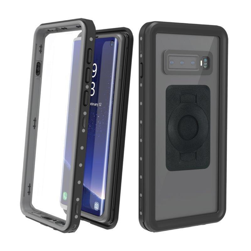 13.3-14.7mm Motorcycle Fork Stem Yoke Mount &amp; TiGRA FITCLIC Neo DRY Case for Samsung Galaxy S10 PLUS (sku 49322) - BuyBits Ltd UK