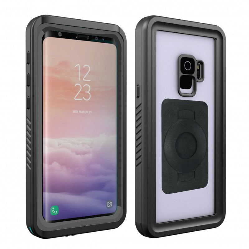 Compact Scooter Mirror mount &amp; TiGRA DRY Case for Samsung Galaxy S9 (sku 45525)
