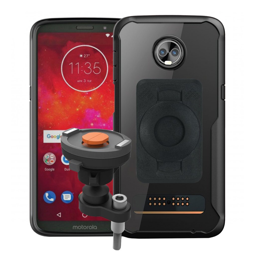 FitClic Neo Motorcycle pin mount kit for Moto Z3 Play - BuyBits Ltd UK