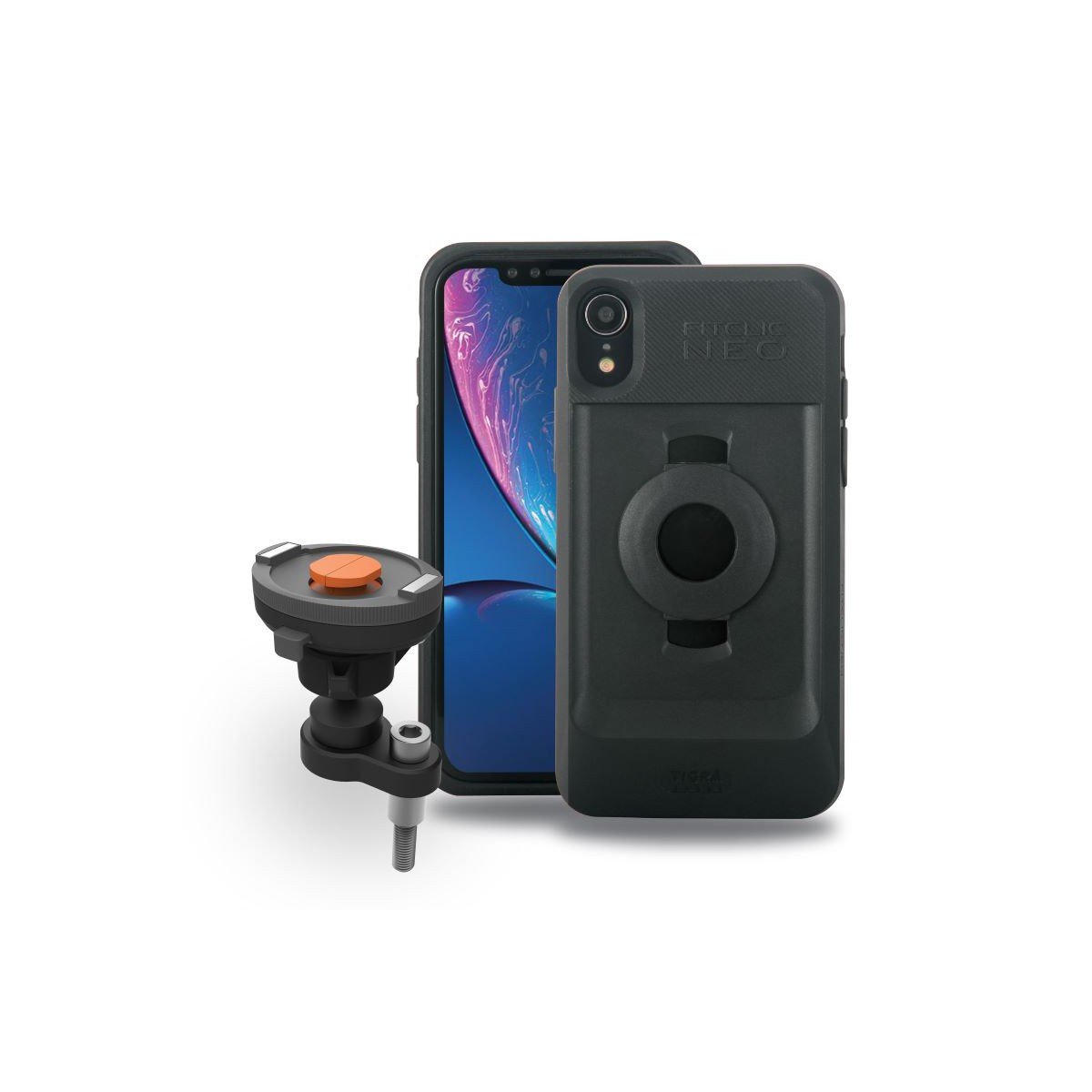 FitClic Neo Motorcycle Pin Mount Kit for iPhone XR - BuyBits Ltd UK