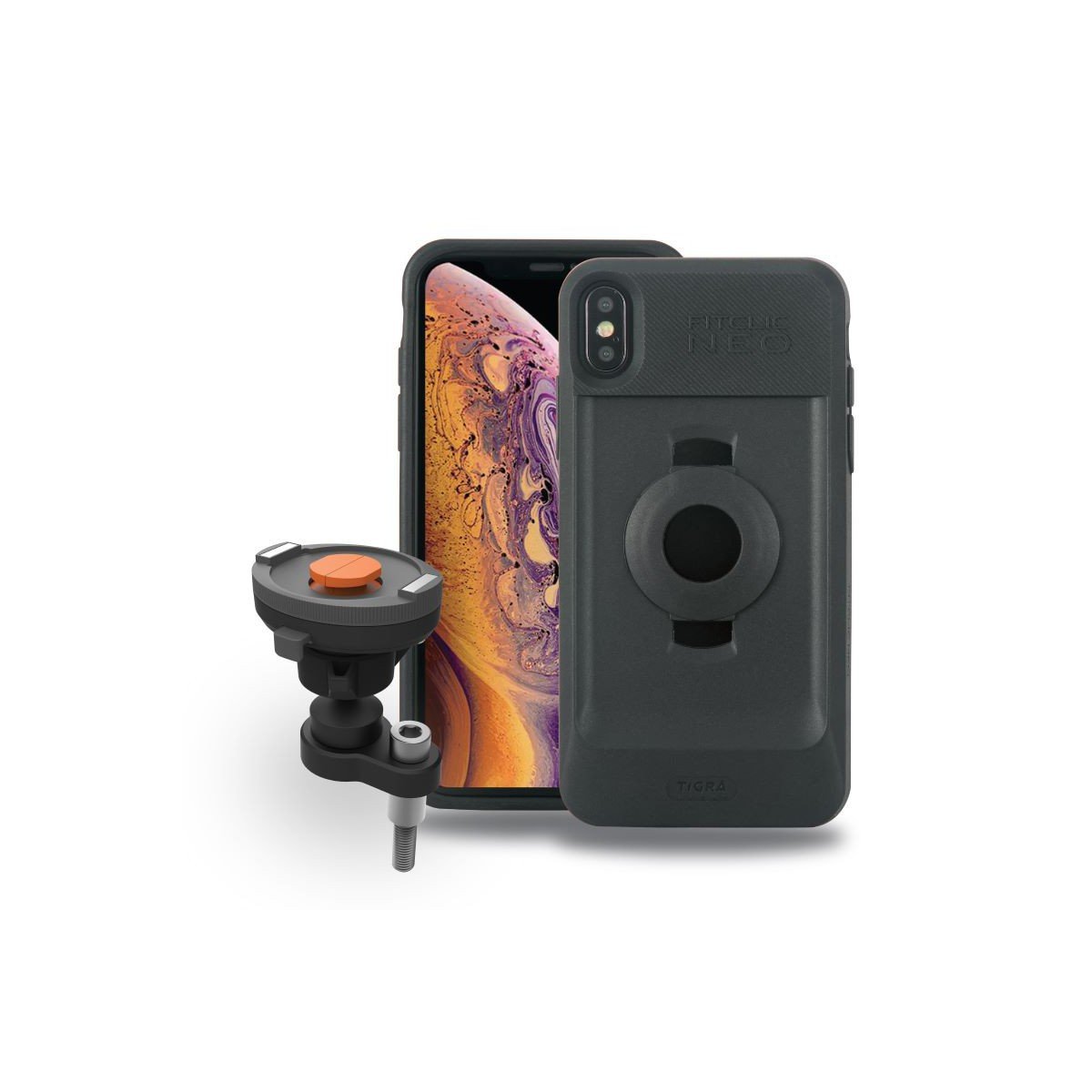 FitClic Neo Motorcycle Pin Mount Kit for iPhone XS MAX - BuyBits Ltd UK