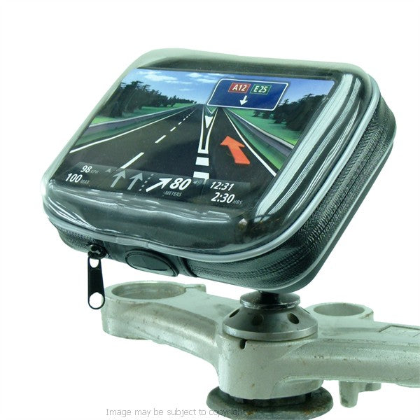 12mm Hexagon Hole GPS Mount for Honda Blackbird - Kawasaki Motorcycles fits 5" Screen SatNav (sku 19796)