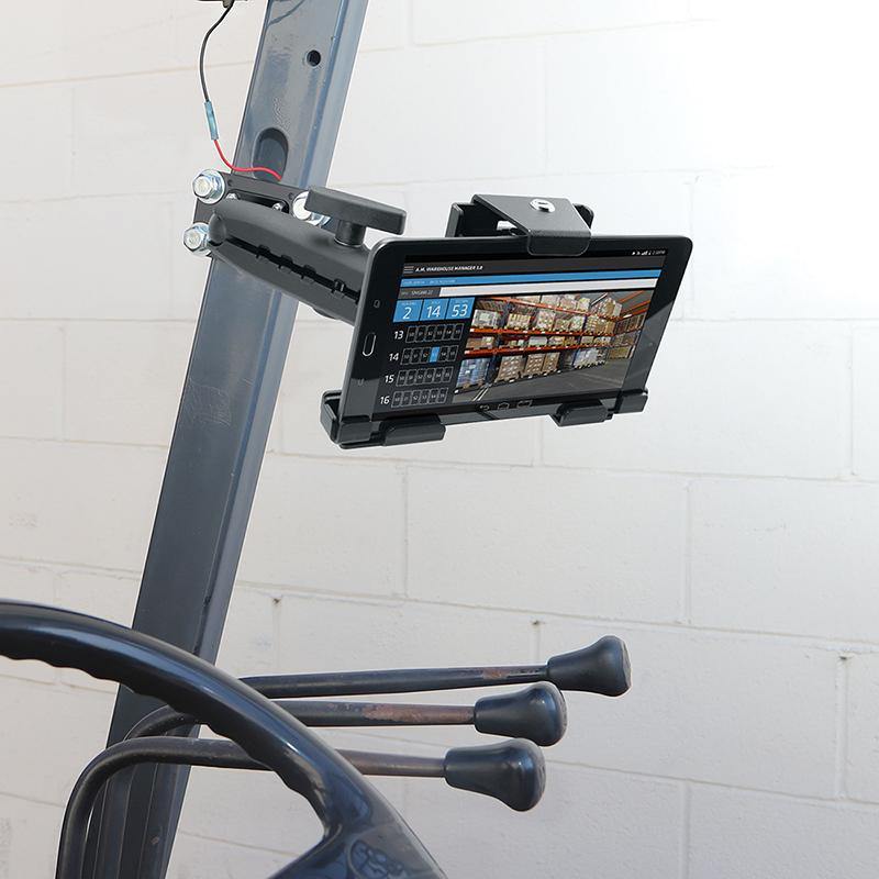 Arkon FLBK3885TAB4 38mm Metal Robust Forklift Pillar Locking Tablet Mount (sku 56004) - BuyBits Ltd UK