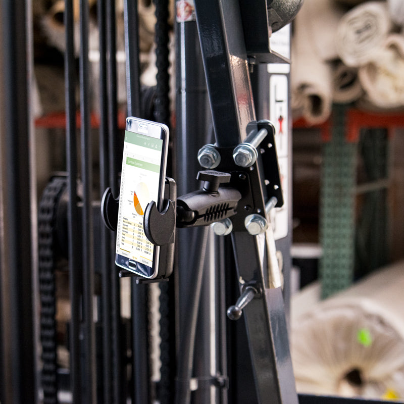 Arkon FLBKTSM4 Mega Grip Forklift Pillar Phone Mount (sku 43259)