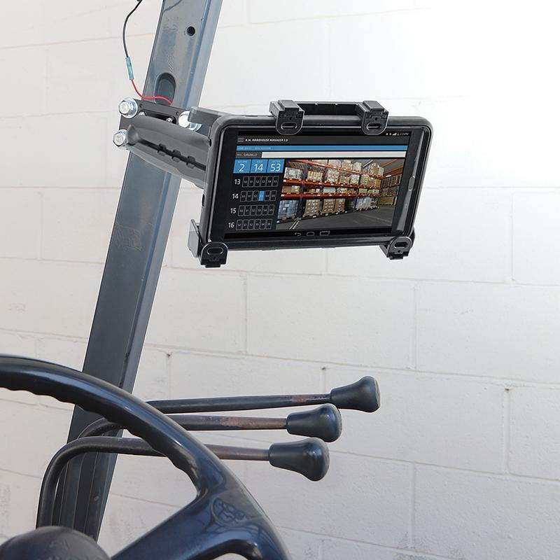 Arkon FLBK3885TAB5 38mm Metal Robust Locking Forklift Pillar Tablet Mount (sku 56005) - BuyBits Ltd UK
