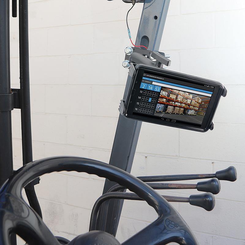 Arkon FLBK3885TAB1 38mm Metal Robust Forklift Pillar Tablet Mount (sku 56003) - BuyBits Ltd UK