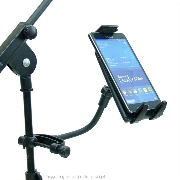 Quick Release 'Robi' Music Microphone Stand Tablet Holder for Samsung Galaxy Tab 4 7.0 (sku 20114)
