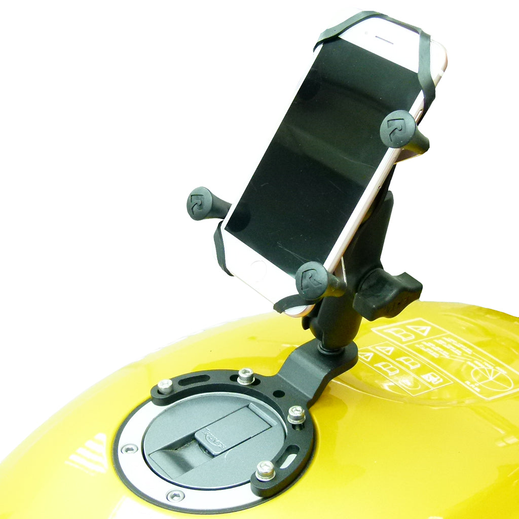 RAM Fuel Tank Mount with X-Grip for Mobile Phones fits Honda, Suzuki, Yamaha &amp; more (sku 35962)