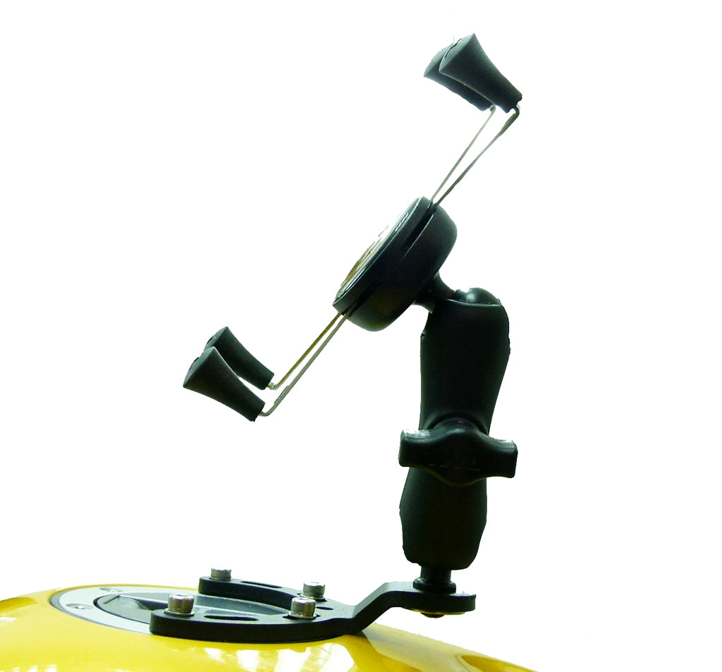 RAM Fuel Tank Mount with X-Grip for Larger Phone & Phablet fits BMW &  Kawasaki Motorcycles (sku 35959)