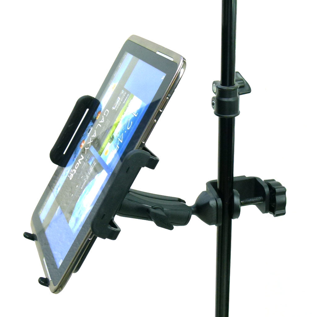 Large Heavy Duty Adjustable C-Clamp Music Stand - Counter Top Mount for Samsung Galaxy Note 10.1" 2013 Edition (sku 31839)
