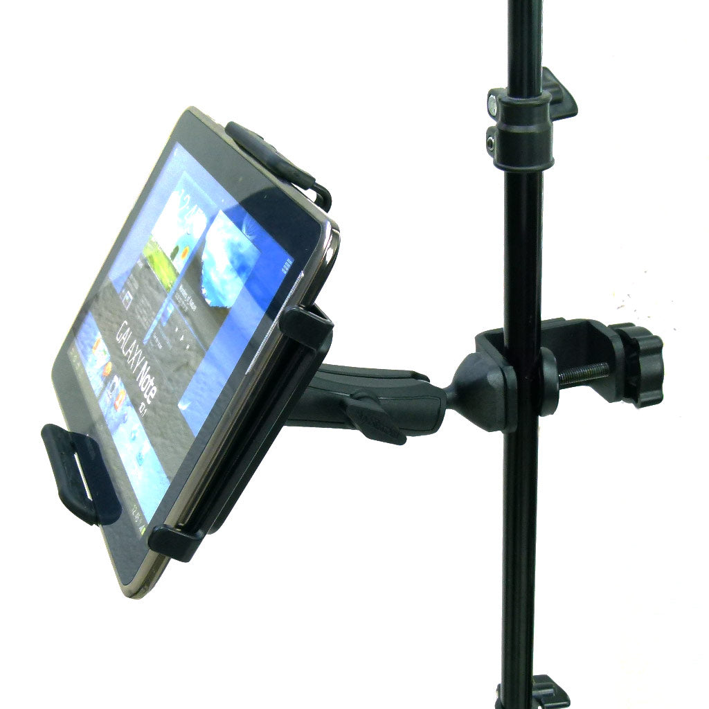 Large Heavy Duty Adjustable C-Clamp Music Stand - Counter Top Mount for Samsung Galaxy Note 10.1" 2013 Edition (sku 31839)