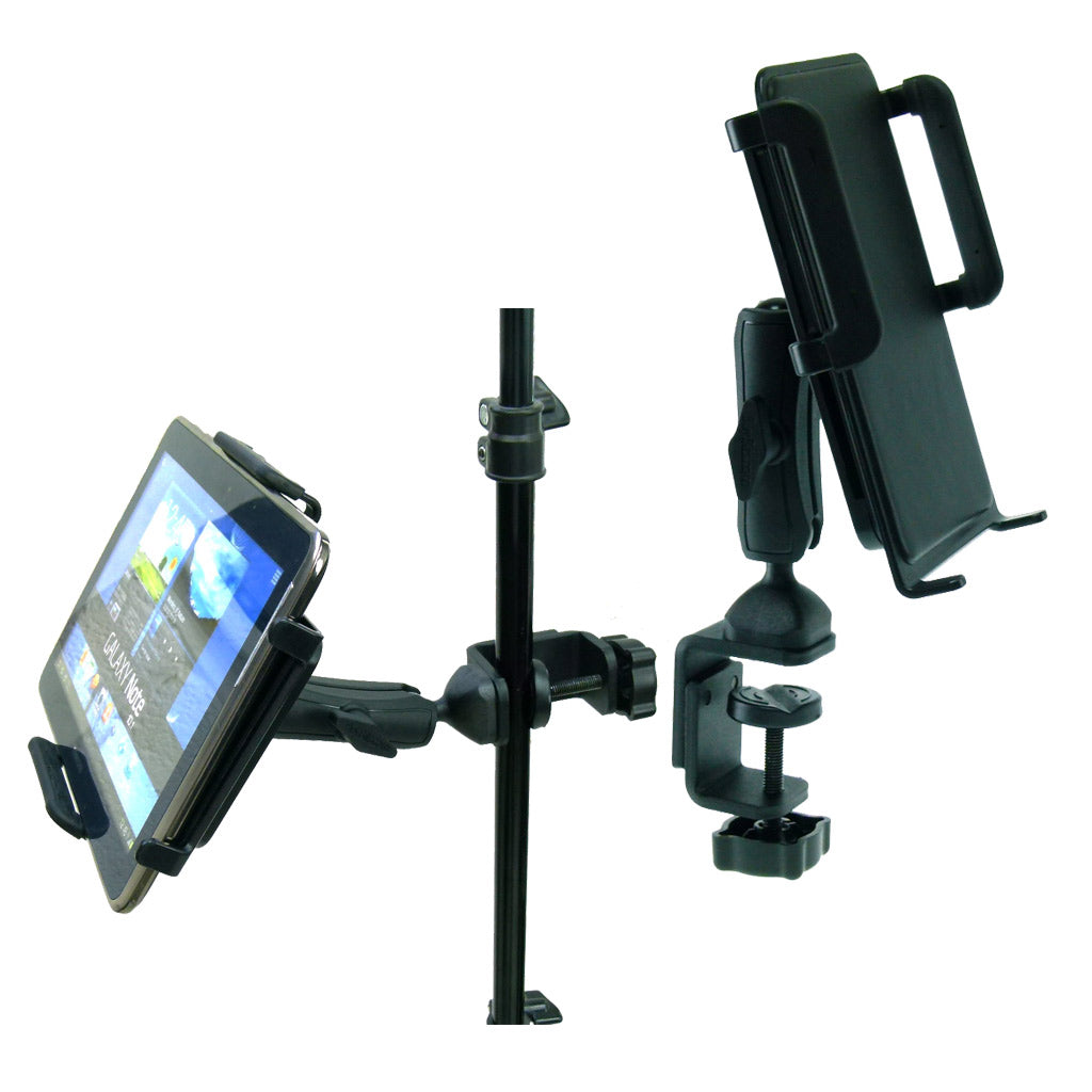 Large Heavy Duty Adjustable C-Clamp Music Stand - Counter Top Mount for Samsung Galaxy Note 10.1" 2013 Edition (sku 31839)