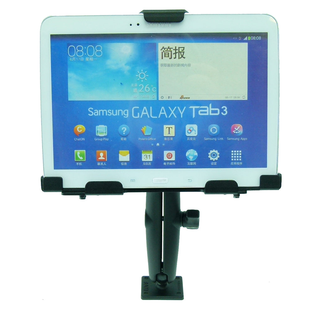Key Lock Permanent Heavy Duty Adjustable Mount for Samsung Galaxy Tab 3 (sku 35808)
