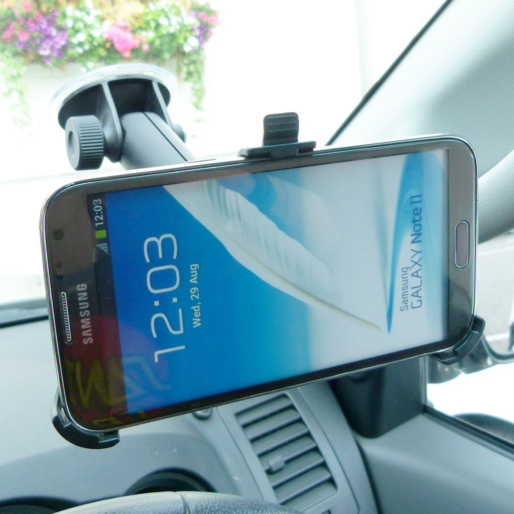 15cm Long Samsung Galaxy Note 2 Car Window Mount Holder (sku 31643)