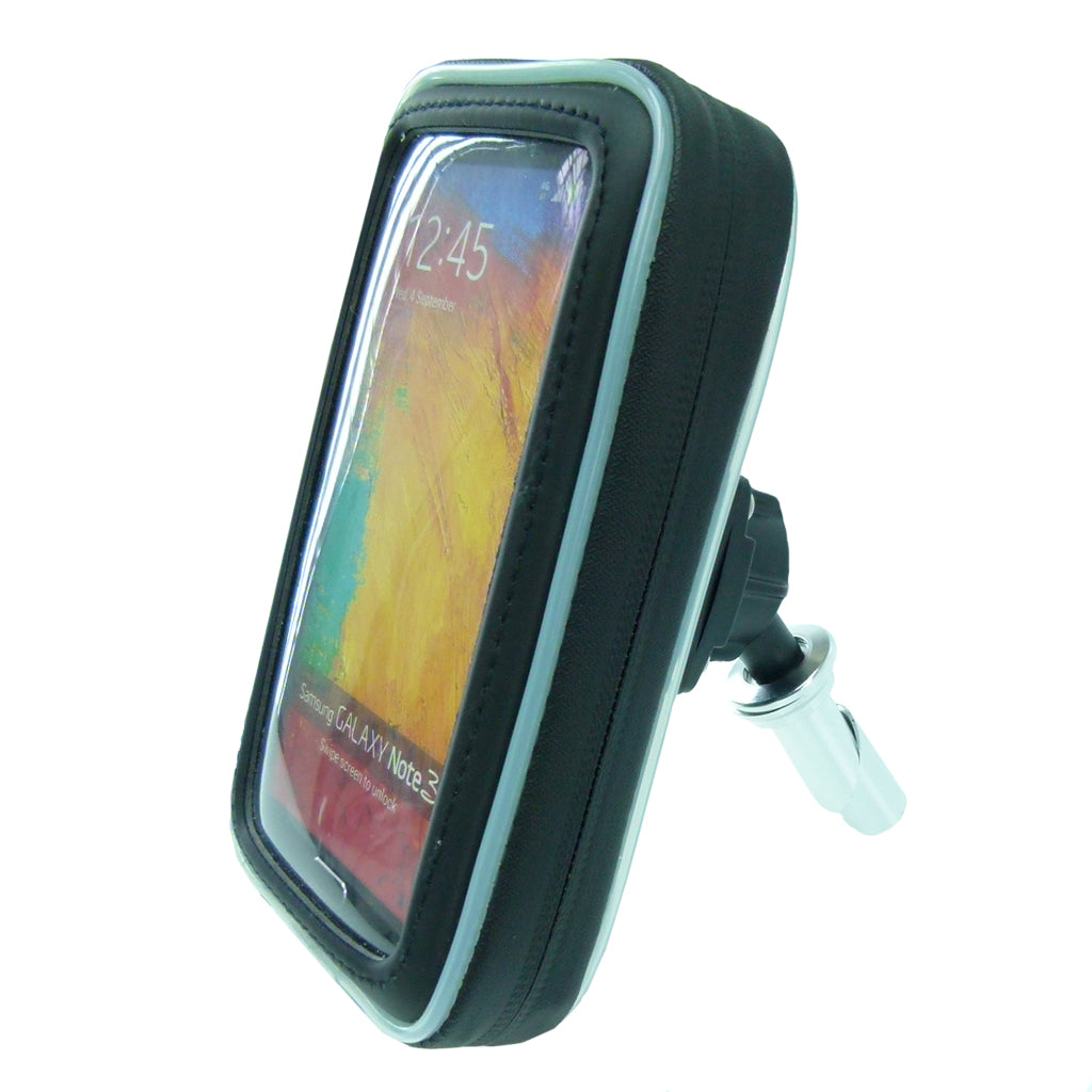 20.5-24.5mm Motorcycle Fork Stem Mount with Arkon Waterproof Case fits Samsung Galaxy Note 3 (sku 36255)