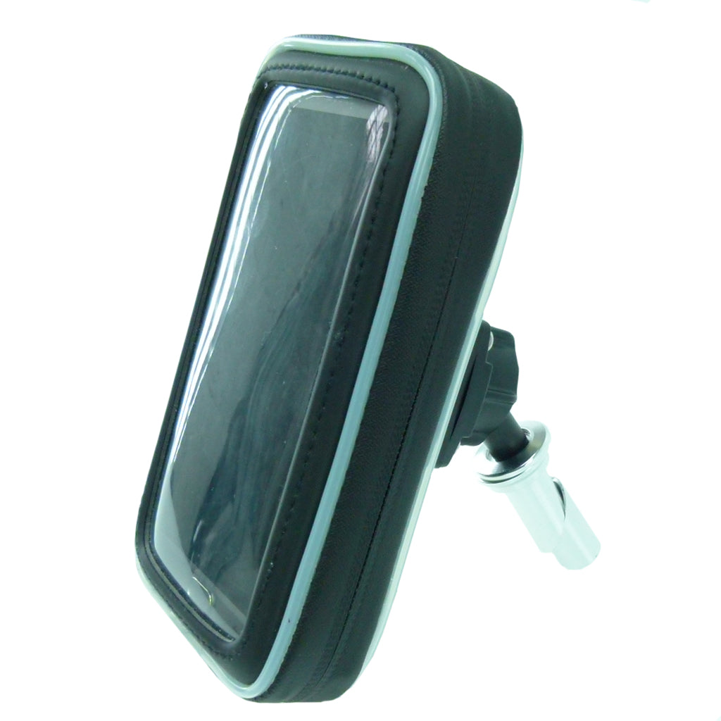 15-17mm Motorcycle Fork Stem Mount with Arkon Waterproof Case fits Samsung Galaxy Note 5 (sku 36261)