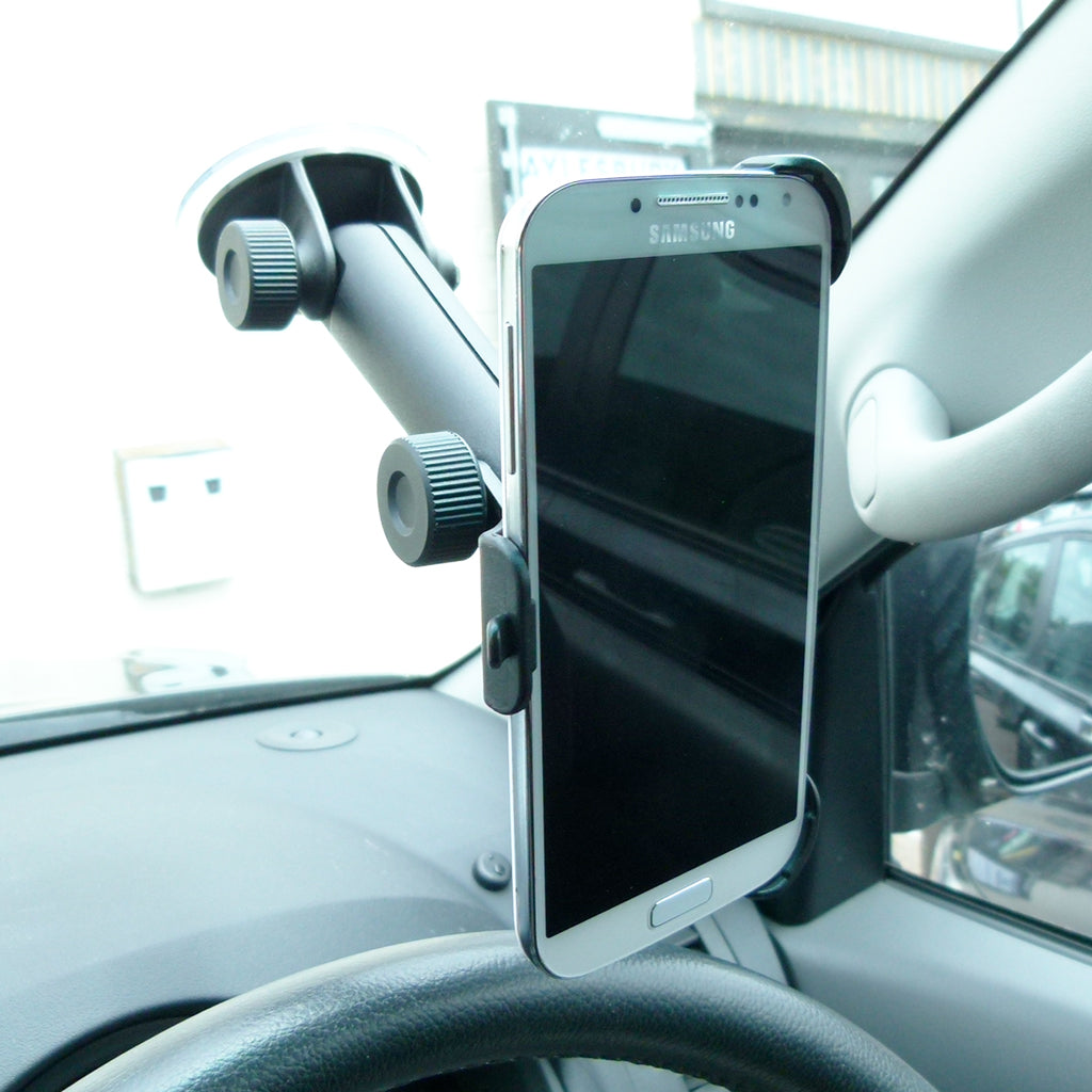 15cm Long Samsung Galaxy S4 Car Window Mount Holder (sku 31649)