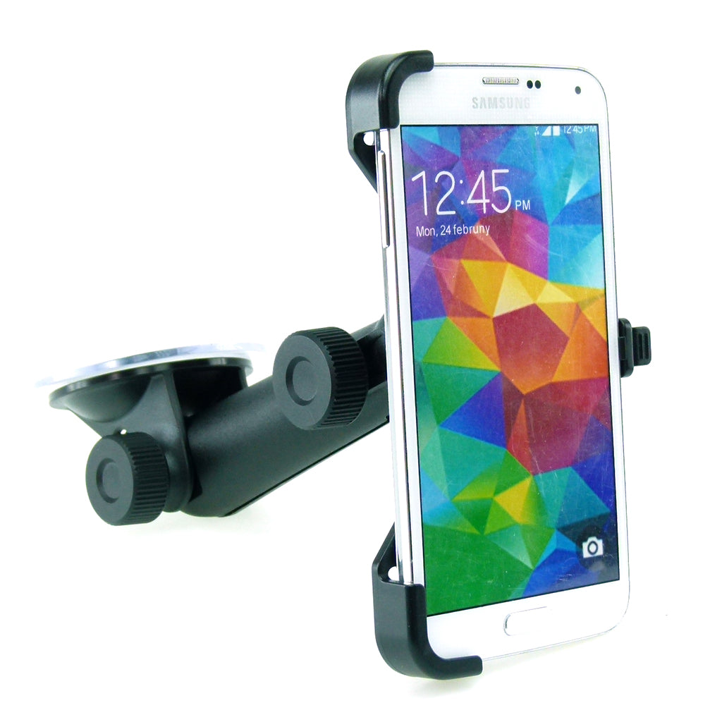 15cm Long Samsung Galaxy S5 Car Window Mount Holder (sku 31650)