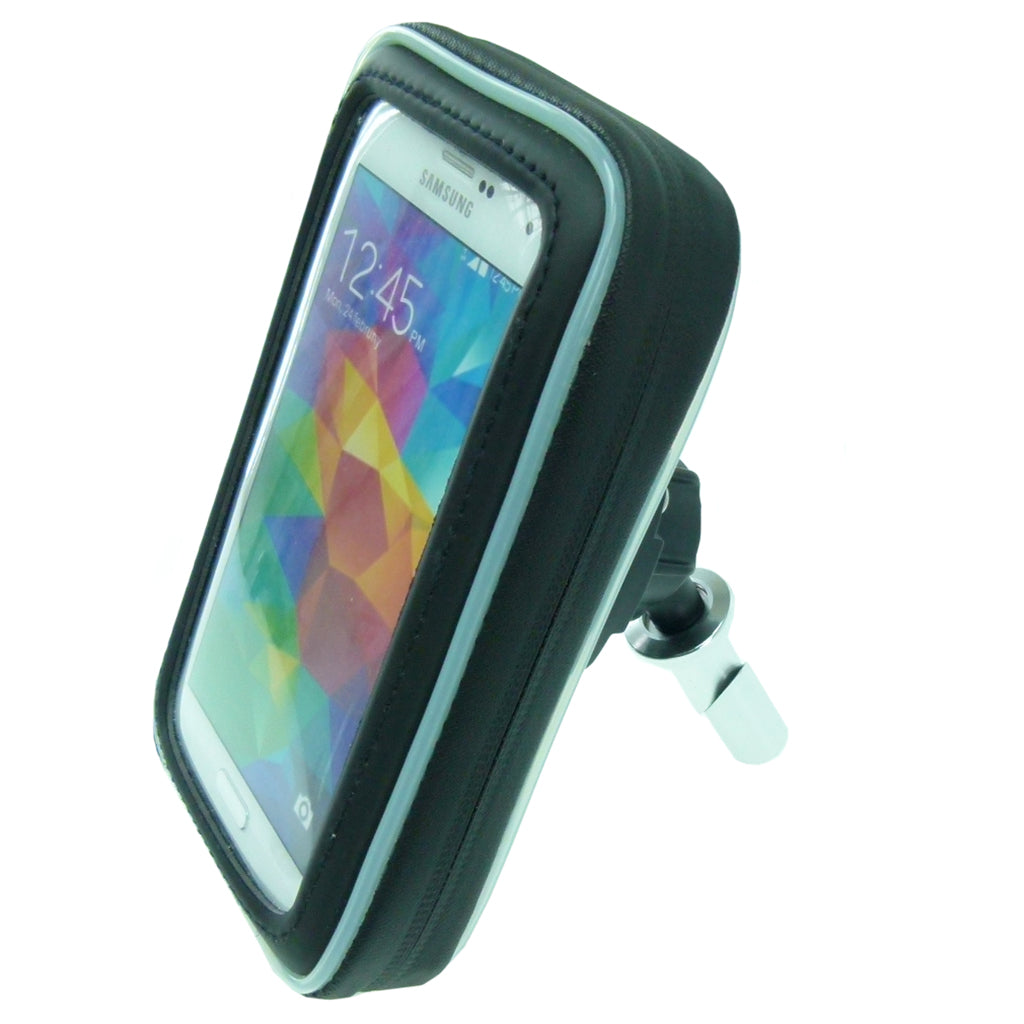15-17mm Motorcycle Fork Stem Mount with Arkon Waterproof Case fits Samsung Galaxy S5 (sku 36269)