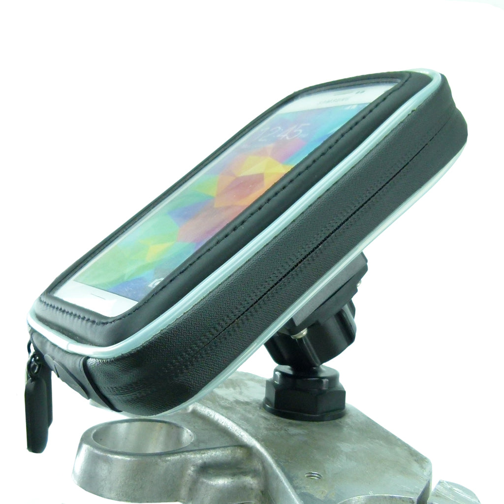 Motorcycle Aprilia, Honda, Kawasaki, Suzuki, Triumph, Yamaha Yoke (50) Nut Mount for Samsung Galaxy S5 (sku 36107)