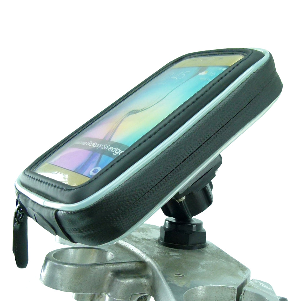 Motorcycle Aprilia, Honda, Kawasaki, Suzuki, Triumph, Yamaha Yoke (50) Nut Mount for Samsung Galaxy S6 Edge (sku 36109)