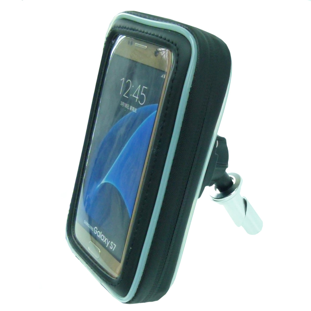 13.3-14.7mm Motorcycle Fork Stem Mount with Arkon Waterproof Case fits Samsung Galaxy S7 (sku 36285)