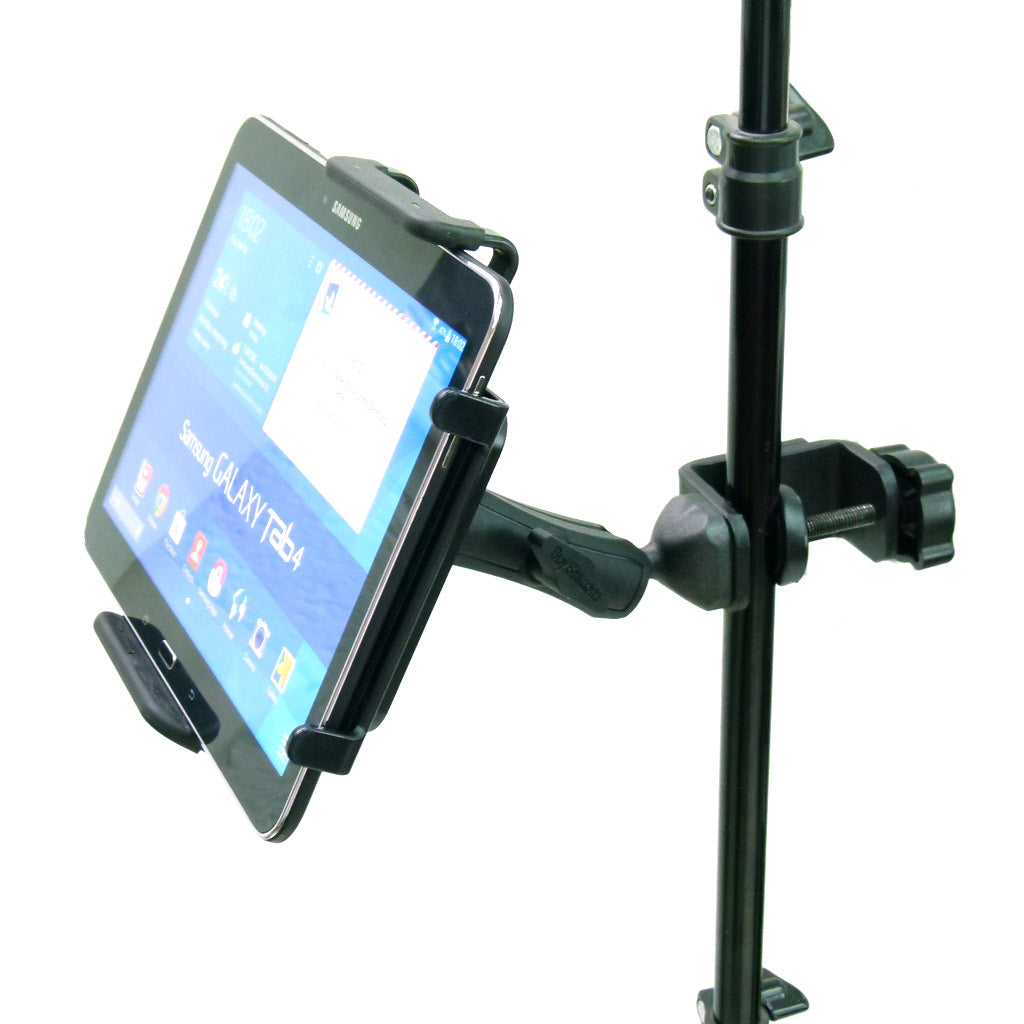 Large Heavy Duty Adjustable C-Clamp Music Stand - Counter Top Mount for Samsung Galaxy Tab 4 10.1" (sku 31834)