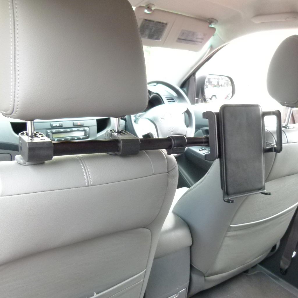Central Car Headrest Mount with Adjustable Holder for Samsung Galaxy TAB A (sku 31805)