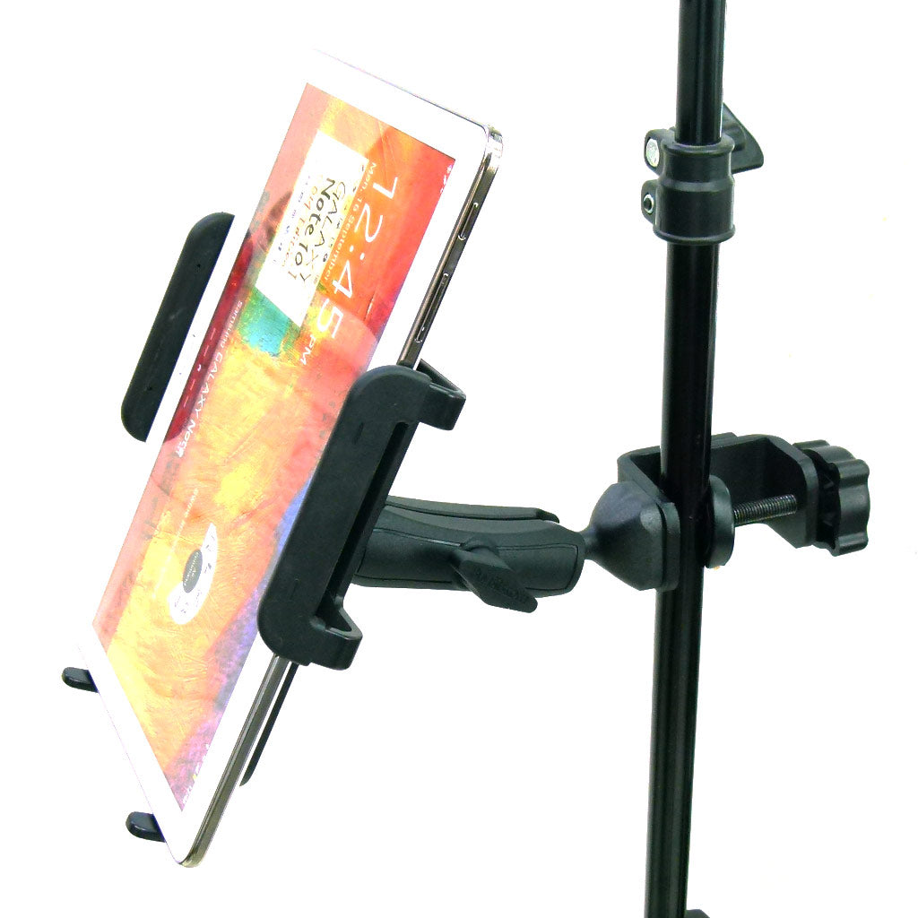 Large Heavy Duty Adjustable C-Clamp Music Stand - Counter Top Mount for Samsung Galaxy Note 10.1" 2014 Edition (sku 31838)