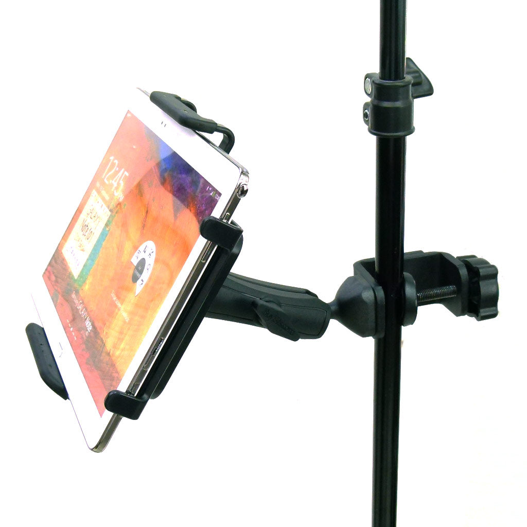 Large Heavy Duty Adjustable C-Clamp Music Stand - Counter Top Mount for Samsung Galaxy Note 10.1" 2014 Edition (sku 31838)