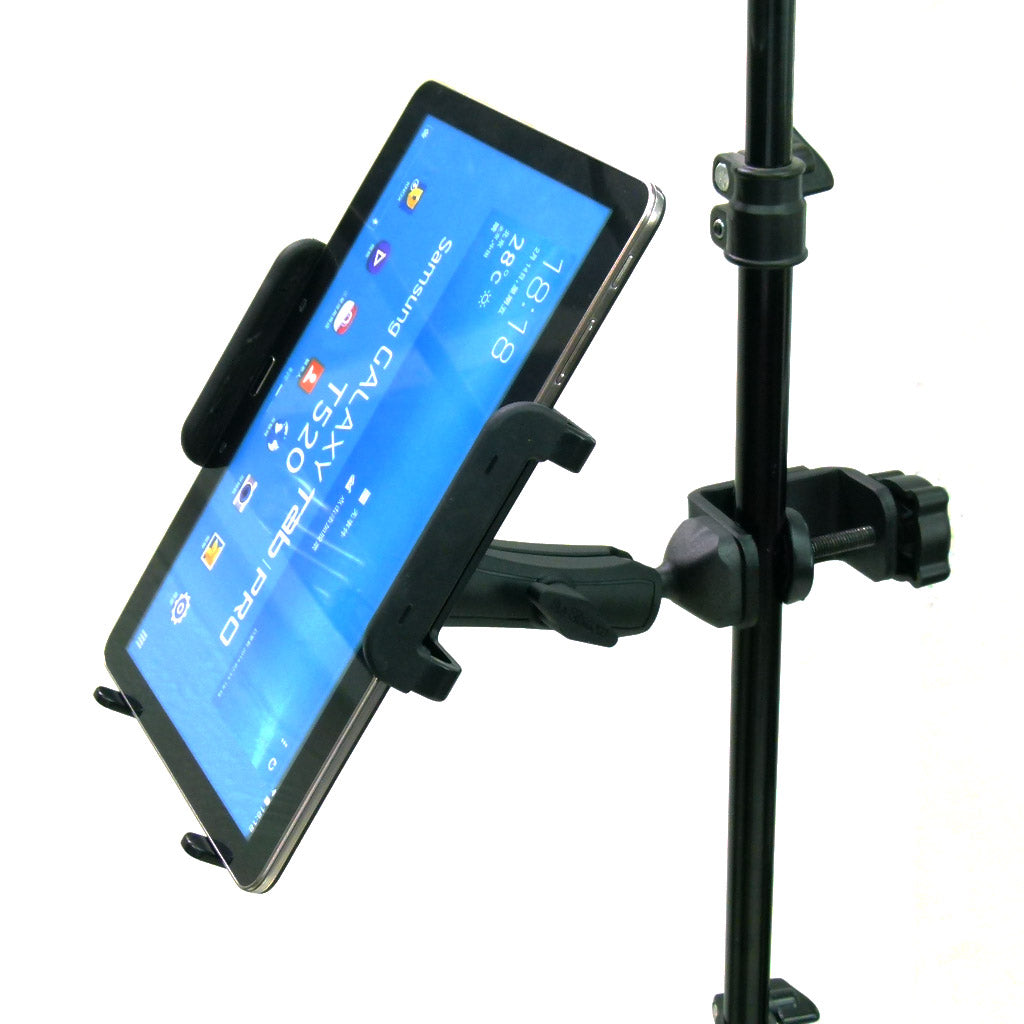 Large Heavy Duty Adjustable C-Clamp Music Stand - Counter Top Mount for Samsung Galaxy Tab Pro T520 10.1" (sku 31835)