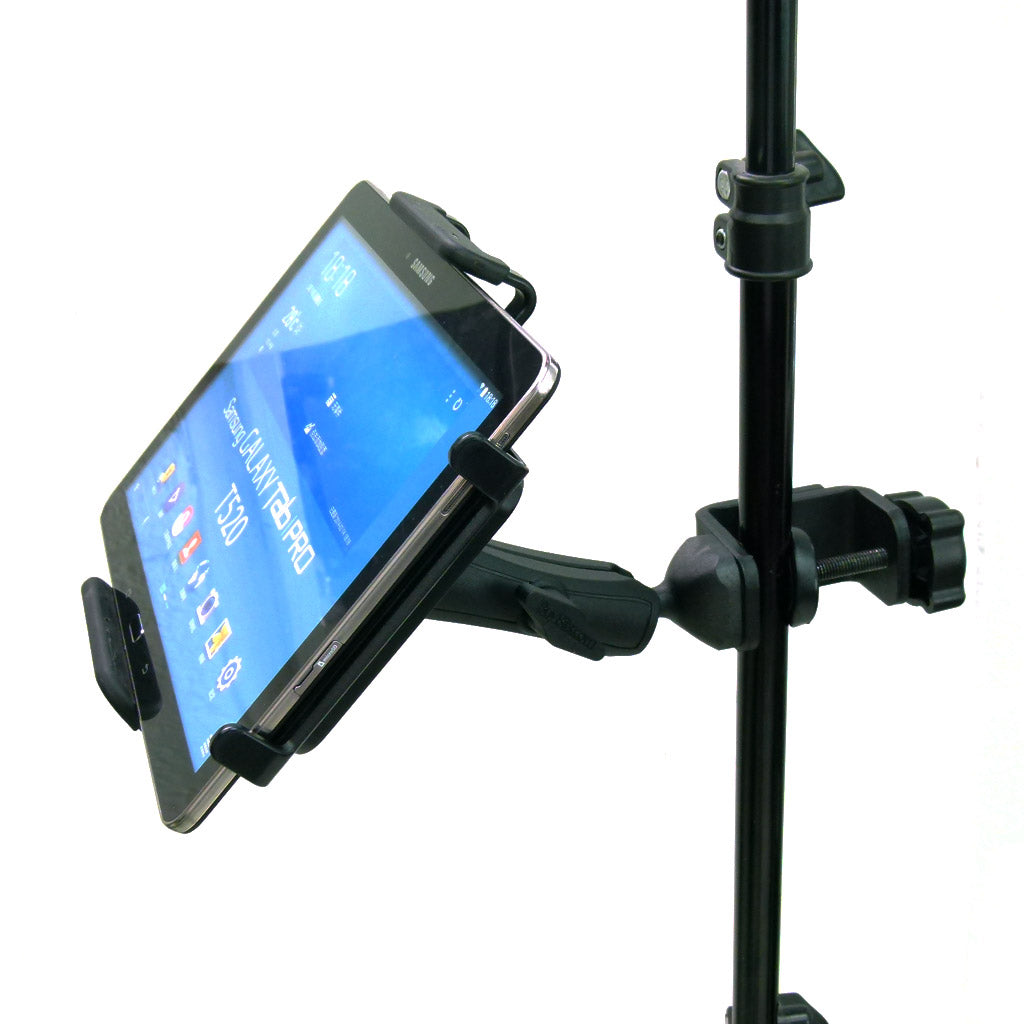 Large Heavy Duty Adjustable C-Clamp Music Stand - Counter Top Mount for Samsung Galaxy Tab Pro T520 10.1" (sku 31835)