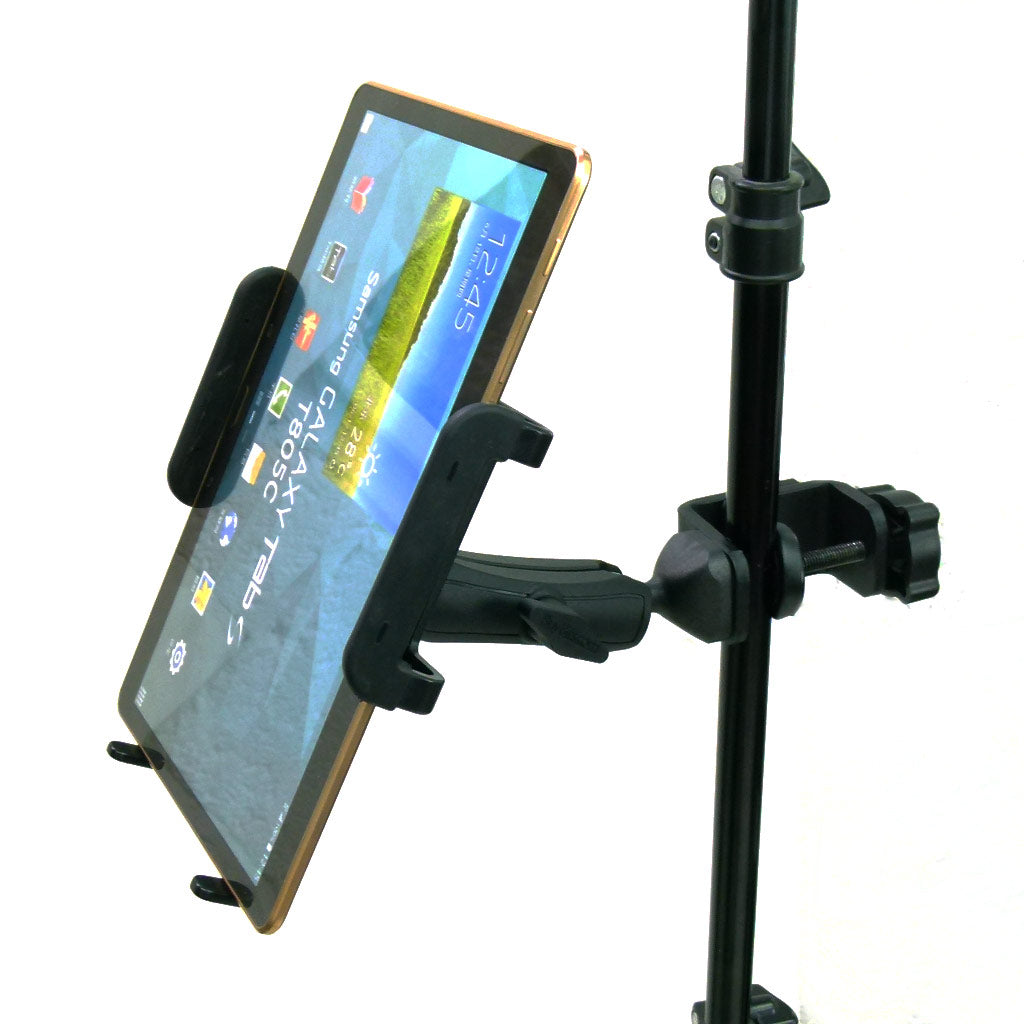 Large Heavy Duty Adjustable C-Clamp Music Stand - Counter Top Mount for Samsung Galaxy Tab S4 10.5" (sku 42696)