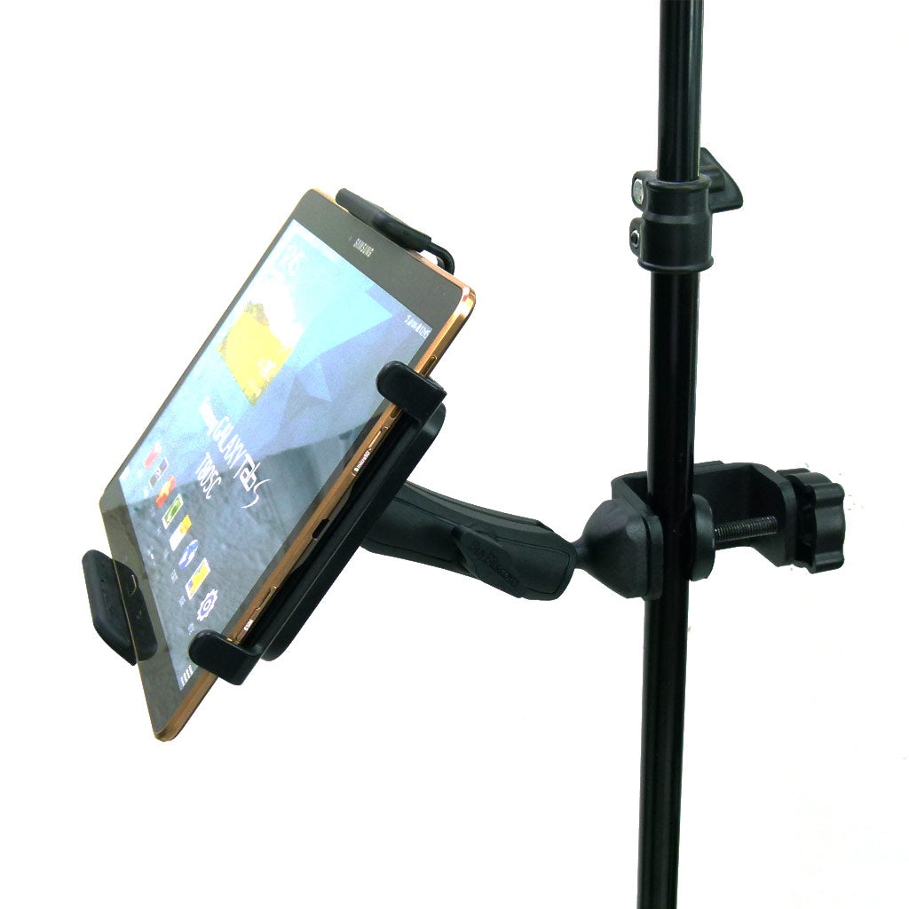 Large Heavy Duty Adjustable C-Clamp Music Stand - Counter Top Mount for Samsung Galaxy Tab S4 10.5" (sku 42696)