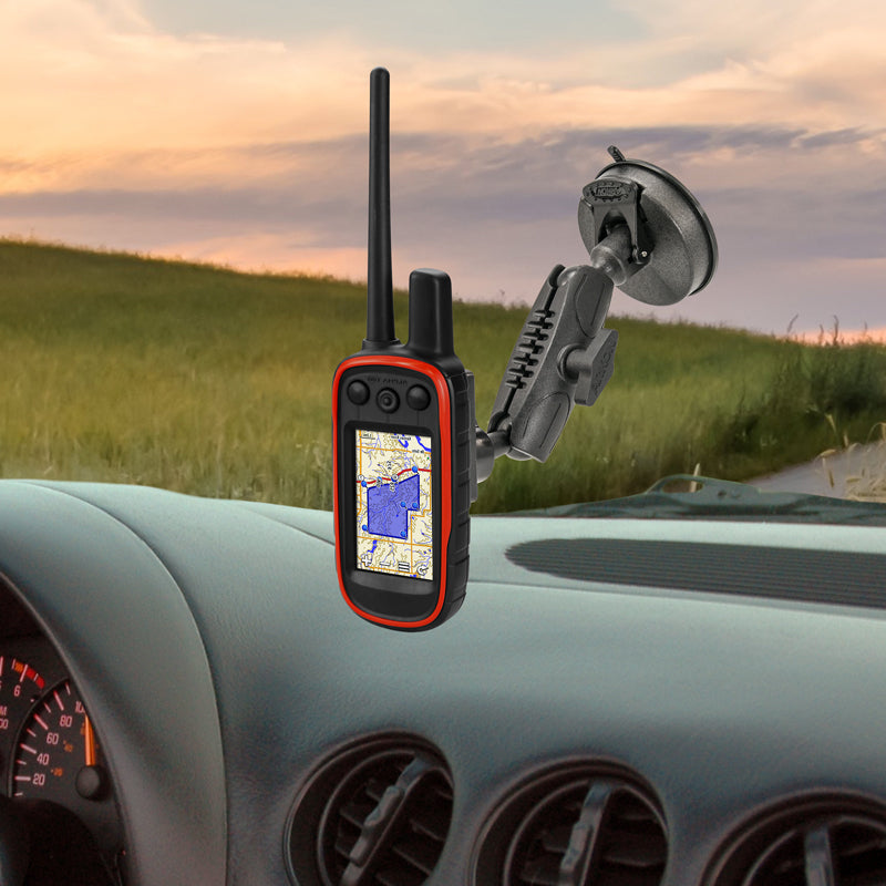 Arkon RM0806000 80mm Windshield Suction Mount for Garmin Alpha 100 and Astro 430, 320 Handheld GPS (sku 41167)