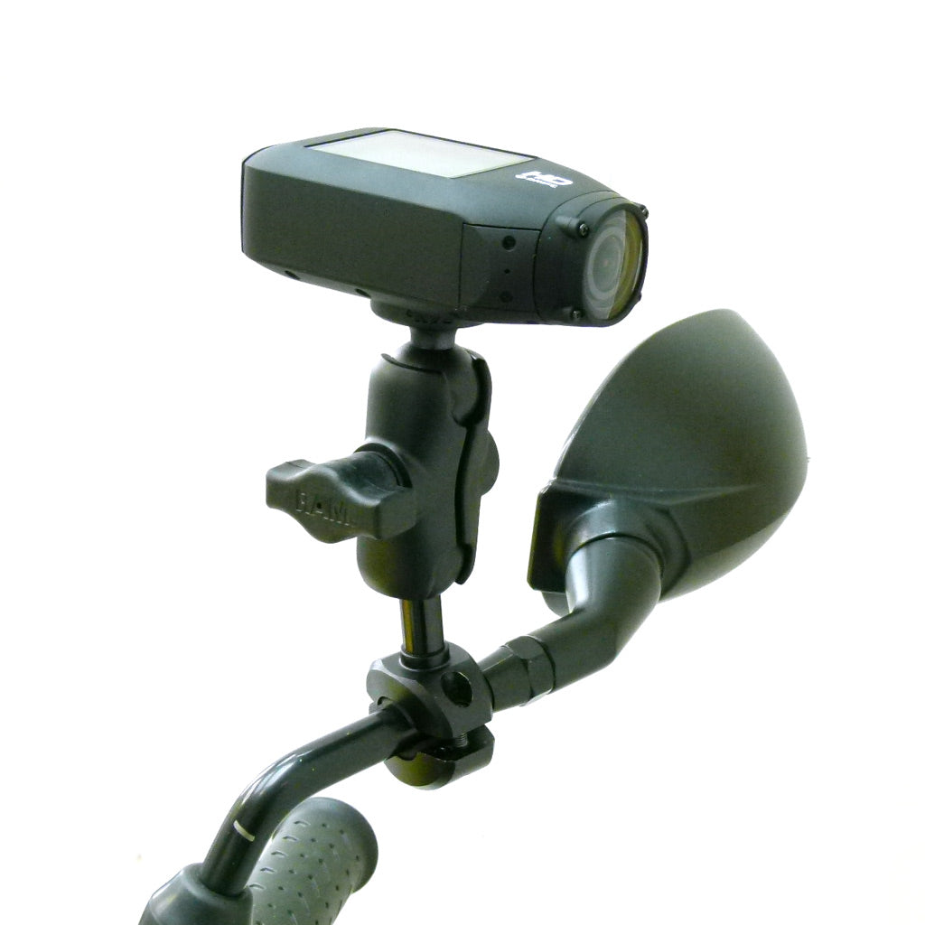 Motorcycle Bike Moped Scooter Mirror Camera Mount for Drift Ghost (sku 31916)