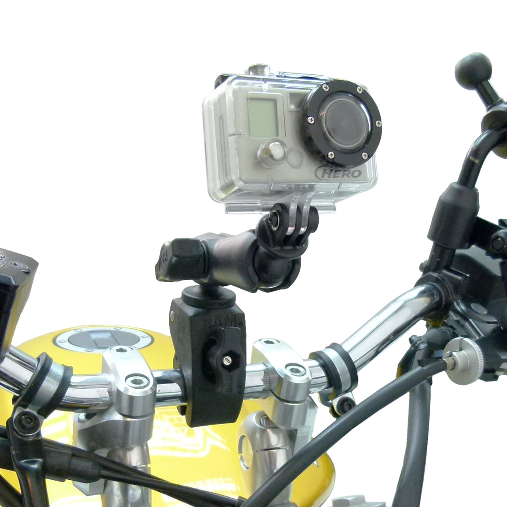 Tough-Claw Handlebar Mount with Standard Double Socket Arm for GoPro Hero Camera (sku 30610)