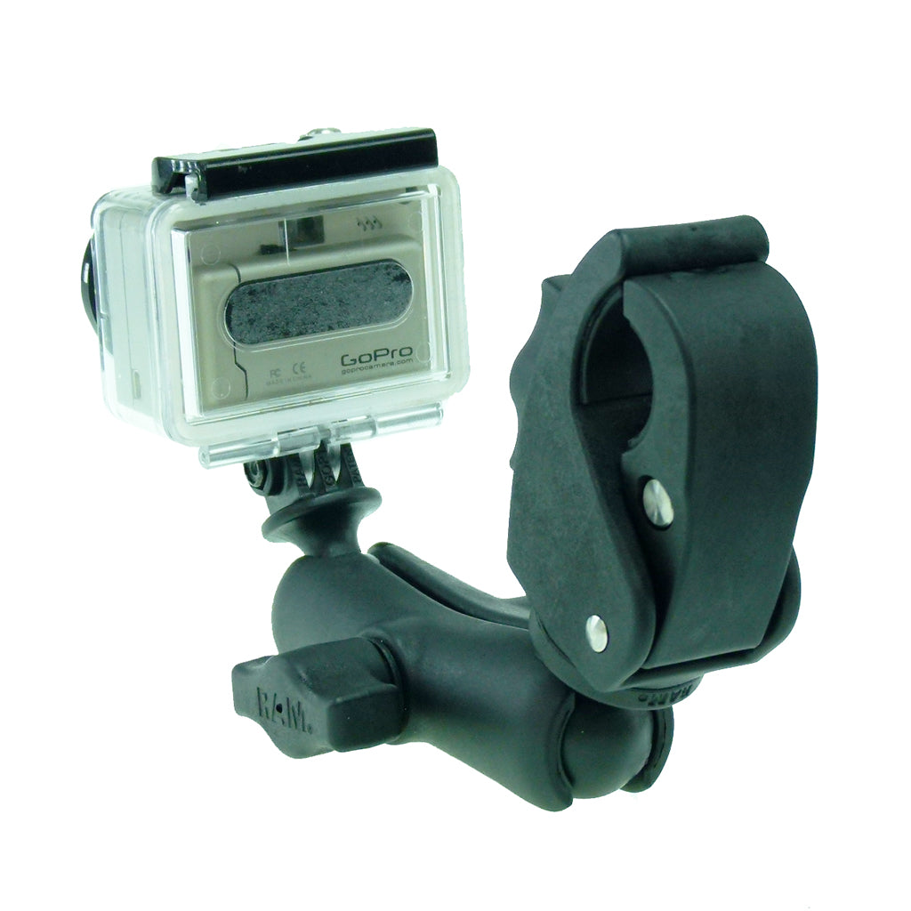 Tough-Claw Handlebar Mount with Standard Double Socket Arm for GoPro Hero Camera (sku 30610)